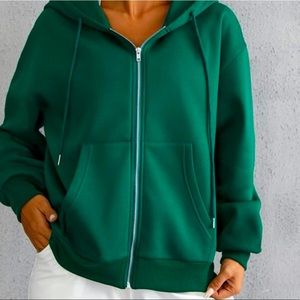 Green Zip-up Jacket!